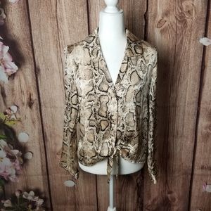 Cotton Candy LA snakeskin print shirt size…